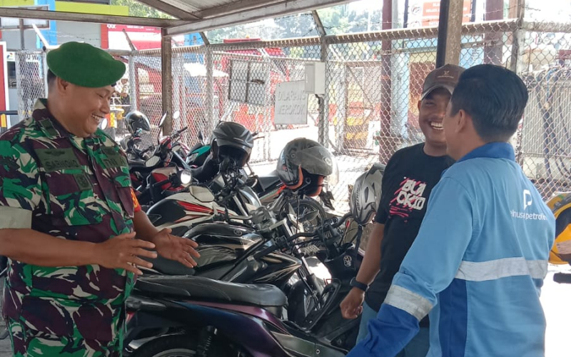 Koramil 01 Dumai dan PHR Gelar Patroli Pengamanan Jalur Pipa Minyak