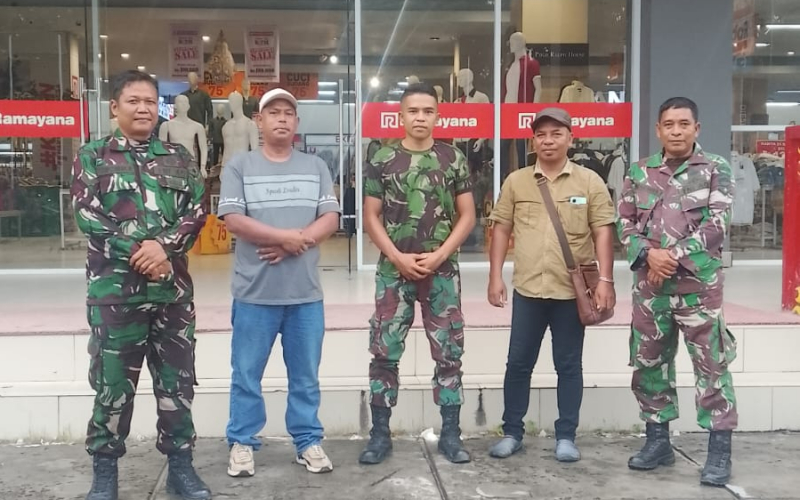Babinsa Koramil 01/Dumai Gelar Patroli Harkamtibmas, Pastikan Kota Tetap Kondusif