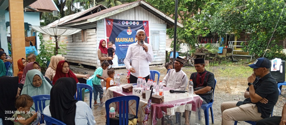Antusias Warga Terhadap H Paisal Luar Biasa Meski Gerimis Mengiring