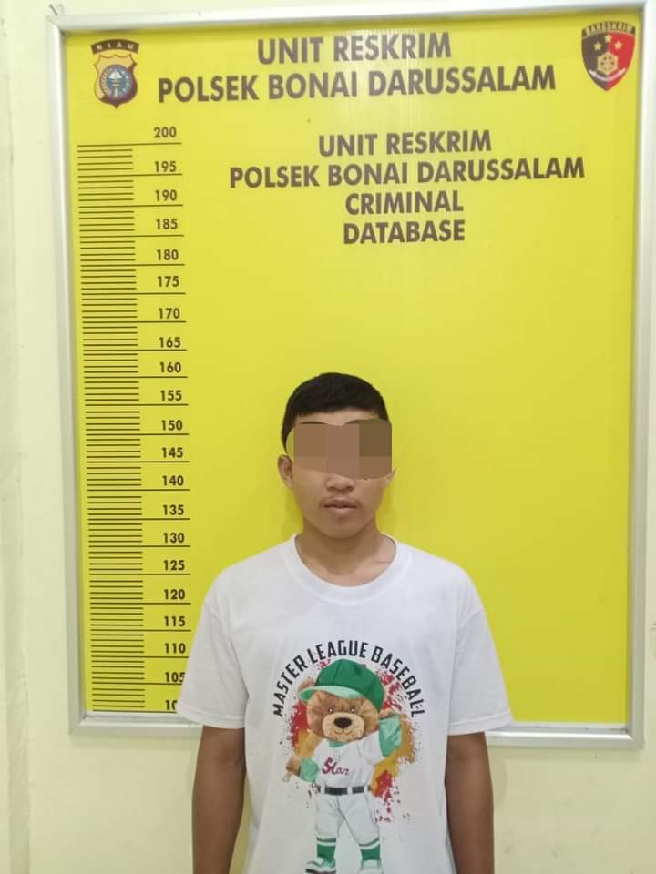 Tersangka Kasus Penggelapan Sepeda Motor, Diamankan Personil Polsek Bonaidarussalam