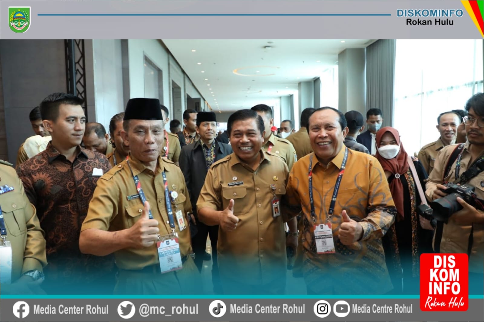 Bupati Rohul Hadiri Rakornas Pemda Dan FKUB Guna Ciptakan Pemilu Aman Dan Damai