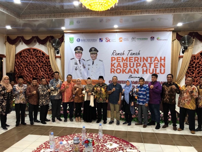 Wakapolres Kompol Erol Ronny, Hadiri Ramah Tamah, Pemkab Rohul Dengan OJK, PERBARINDO Dan BPR-BPRS NASIONAL