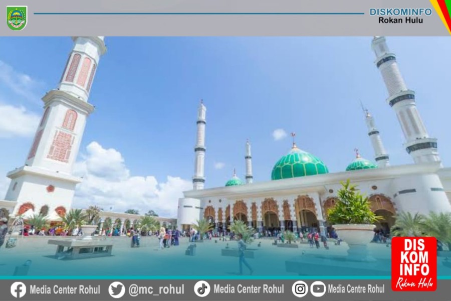 Kekurangan Daya Listrik, Badan Pengelola Masjid Agung Islamic Center Rohul Tunggu Trafo CSR BRK Syari'ah Yang Masih Dalam Proses