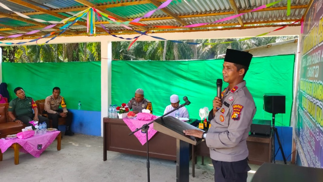Gelar Lomba Adzan Dan Baca Surat Pendek Dalam Menyambut Hari Bhayangkara Ke 77, Jajaran Polsek Rambahhilir Dapat Apresiasi