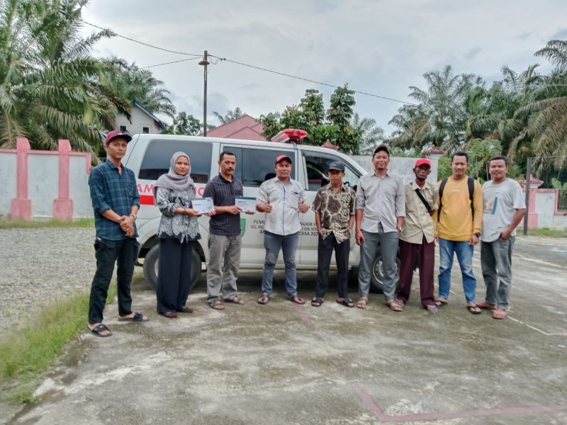 Mantap, Desa Sangkir Kecamatan Pagaran Tapah Darussalam Punya Ambulance Baru