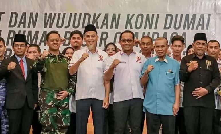 Jajaran Pengurus KONI Dumai Ucapkan Selamat Kepada H Paisal-Sugiyarto