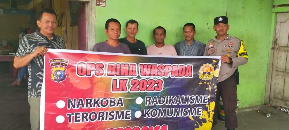 Binluh OBWLK -2023, Polsek Tambusai Antisipasi Faham Komunisme