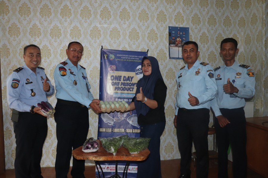HBP KE-59, LAPAS PASIR PENGARAIAN JUAL PRODUK HASIL KEMANDIRIAN WBP