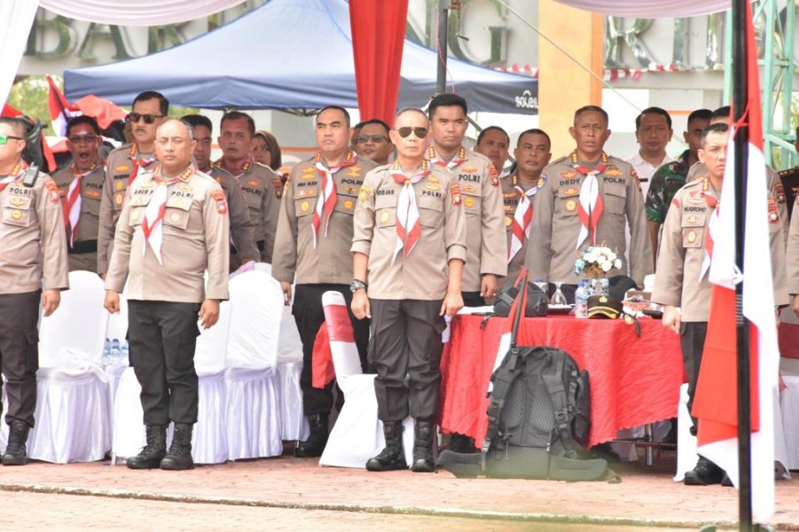 Polda Kepri Gelar Kirab Kebangsaan Merah Putih, Sambut Hari Kemerdekaan Ke-78
