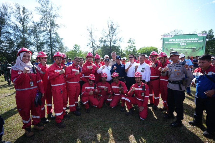 Pertamina Patra Niaga Kilang Dumai Dukung Sinergi Pengendalian Karhutla di Kota Dumai