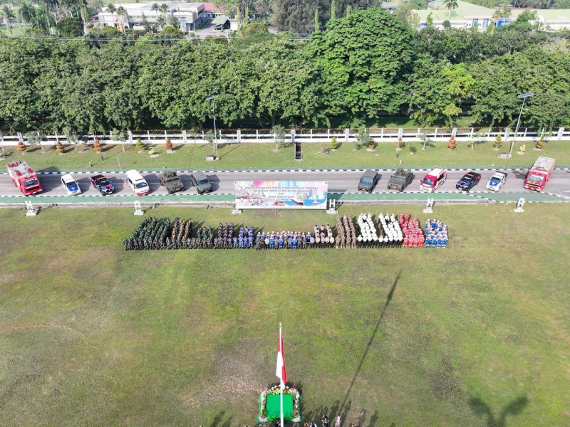 Kilang Pertamina Dumai dan TNI Gelar Apel Siaga Pengamanan Obvitnas Kilang